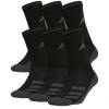 Adidas Boys Cushioned Crew Socks 6 Pairs
