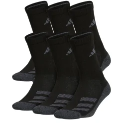 Adidas Boys Cushioned Crew Socks 6 Pairs
