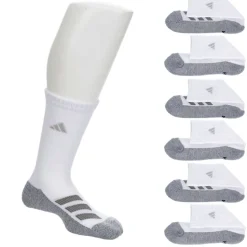 Adidas Boys Cushioned Crew Socks 6 Pairs