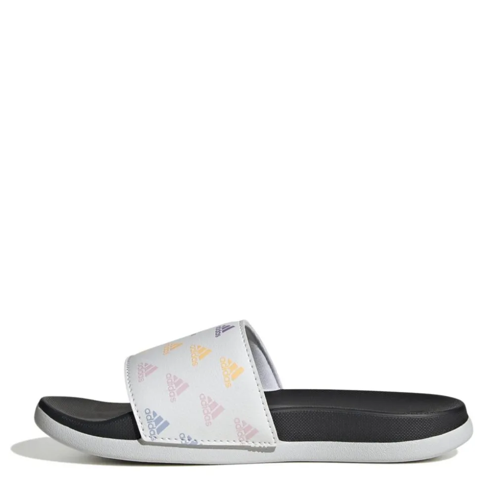 Adidas Girls Little And Big Kid Adilette Comfort Slide Sandal