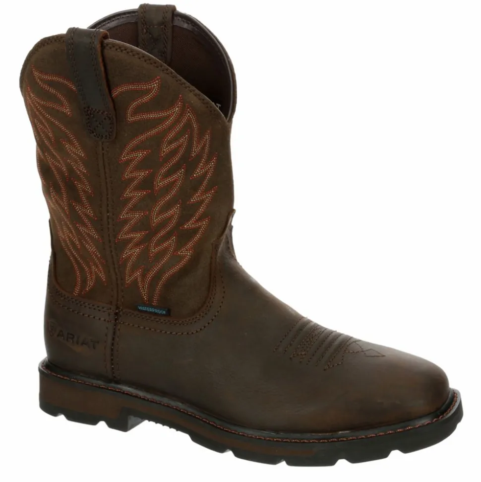 Ariat Mens Groundbreaker Waterproof Work Boot