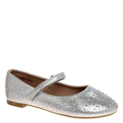 Badgley Mischka Girls Infant O-Bm88112Hsilv Dress Flat