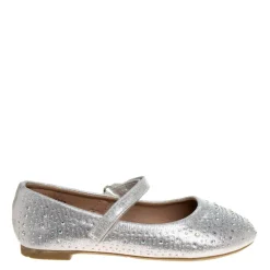 Badgley Mischka Girls Infant O-Bm88112Hsilv Dress Flat