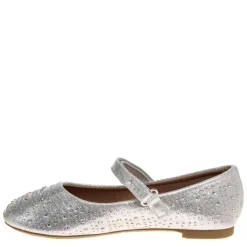Badgley Mischka Girls Infant O-Bm88112Hsilv Dress Flat