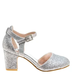 Badgley Mischka Girls Little-Big Kid O-Bm89859Nsilv Dress Pump