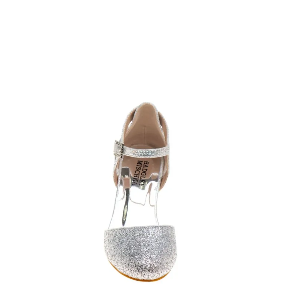 Badgley Mischka Girls Little-Big Kid O-Bm89859Nsilv Dress Pump