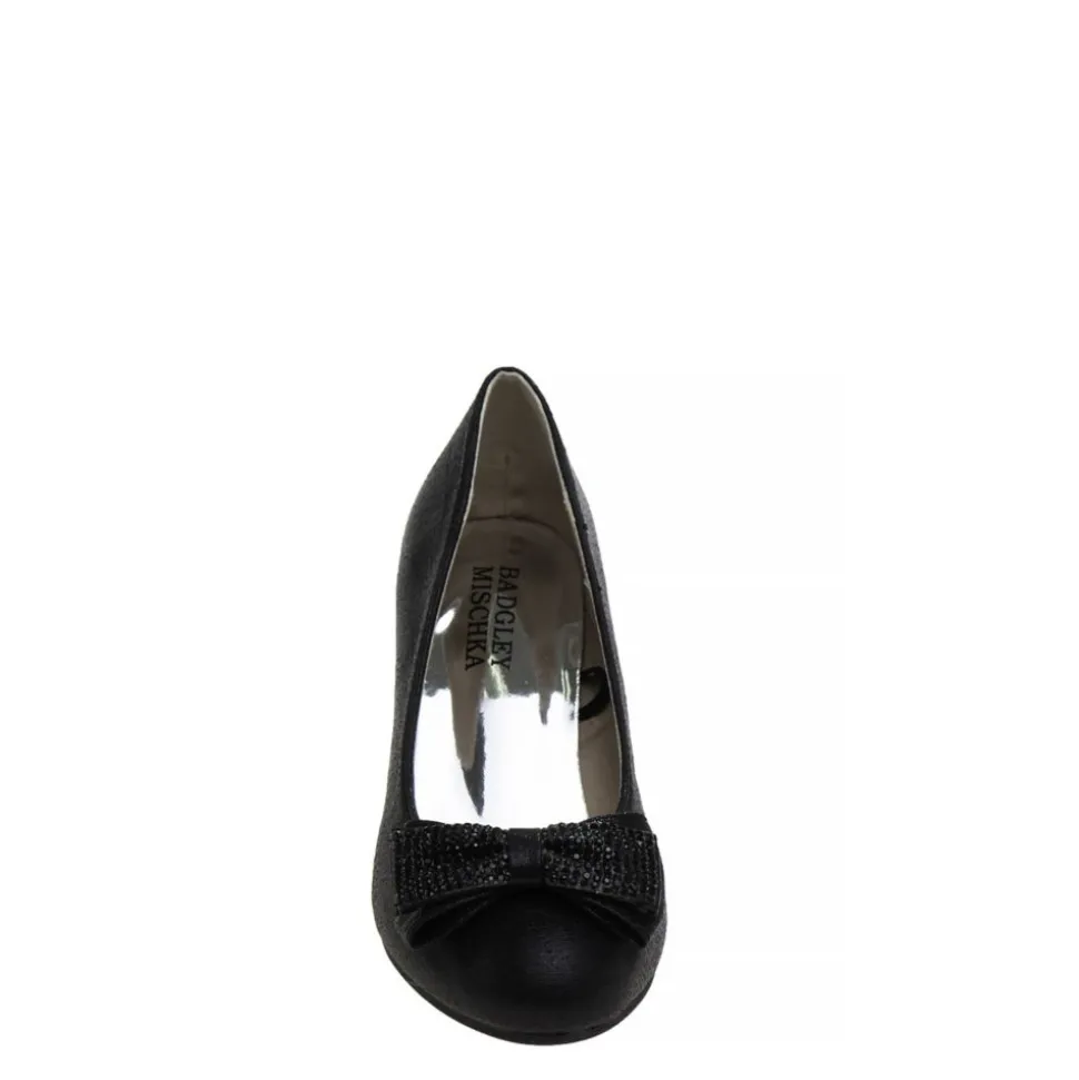 Badgley Mischka Girls Little-Big Kid O-Bm89860Nblk Dress Pump