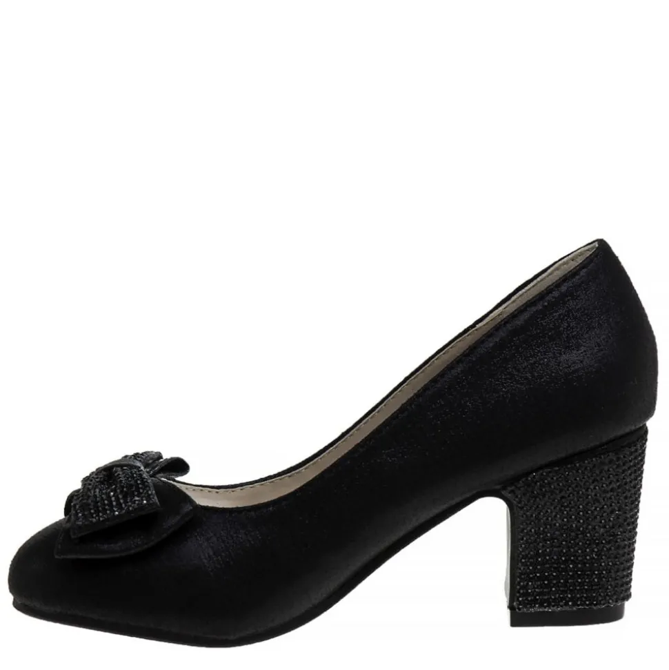 Badgley Mischka Girls Little-Big Kid O-Bm89860Nblk Dress Pump