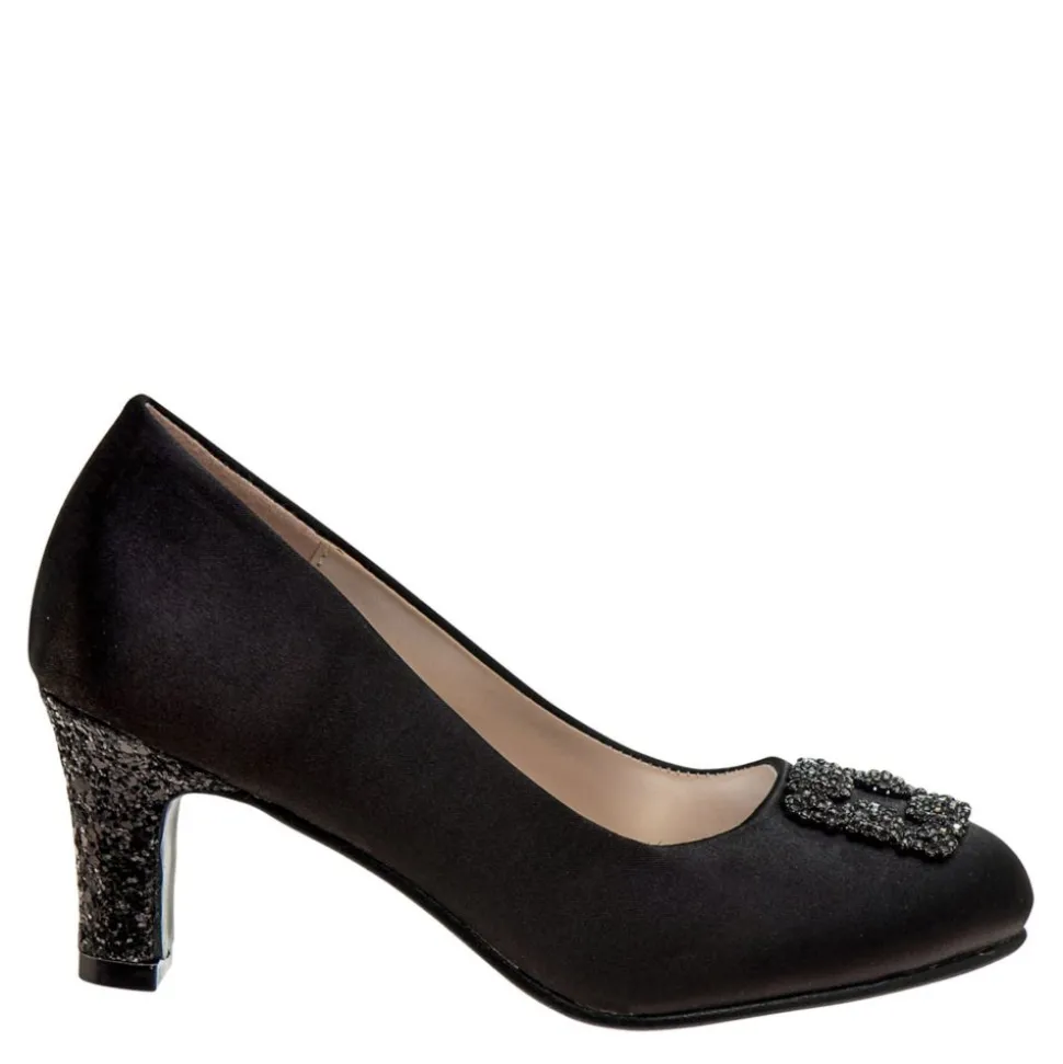 Badgley Mischka Girls Little And Big Kid O-Bm89861Nblk Dress Pump