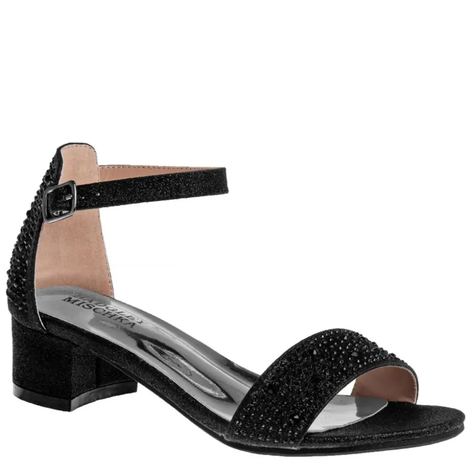 Badgley Mischka Girls Little And Big Kid O-Bm80285Sblk Dress Sandal