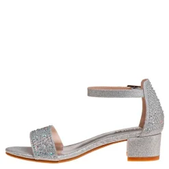 Badgley Mischka Girls Little And Big Kid O-Bm80285Ssilv Dress Sandal