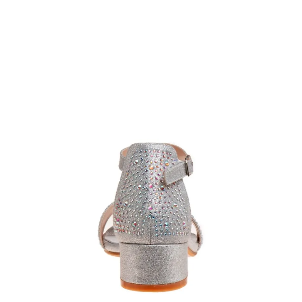 Badgley Mischka Girls Little And Big Kid O-Bm80285Ssilv Dress Sandal