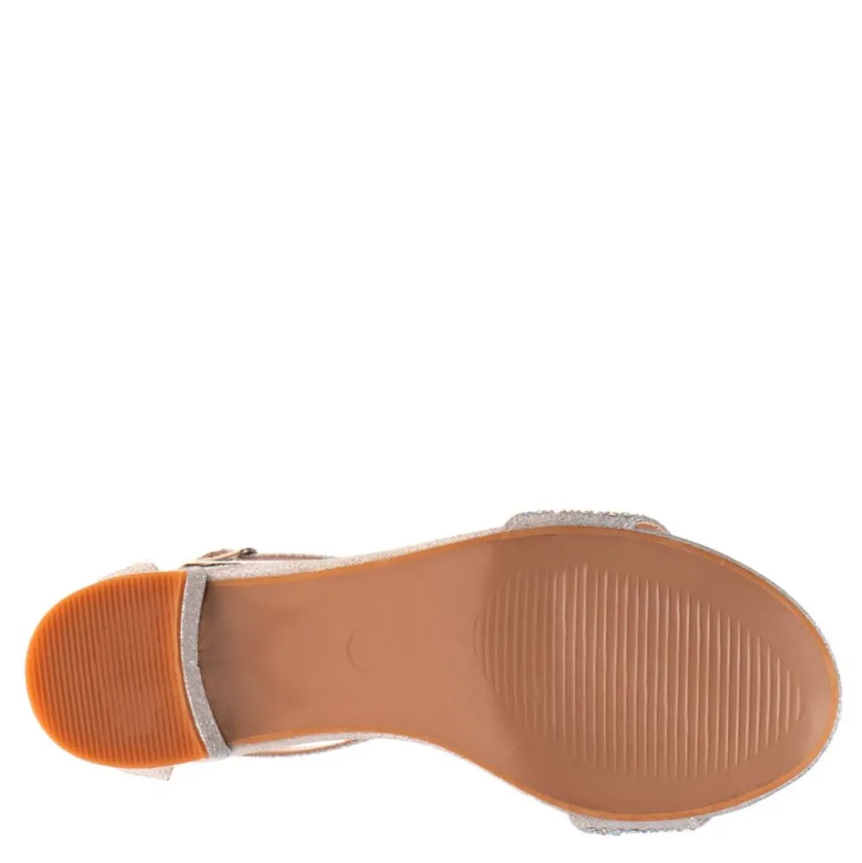 Badgley Mischka Girls Little And Big Kid O-Bm80285Ssilv Dress Sandal