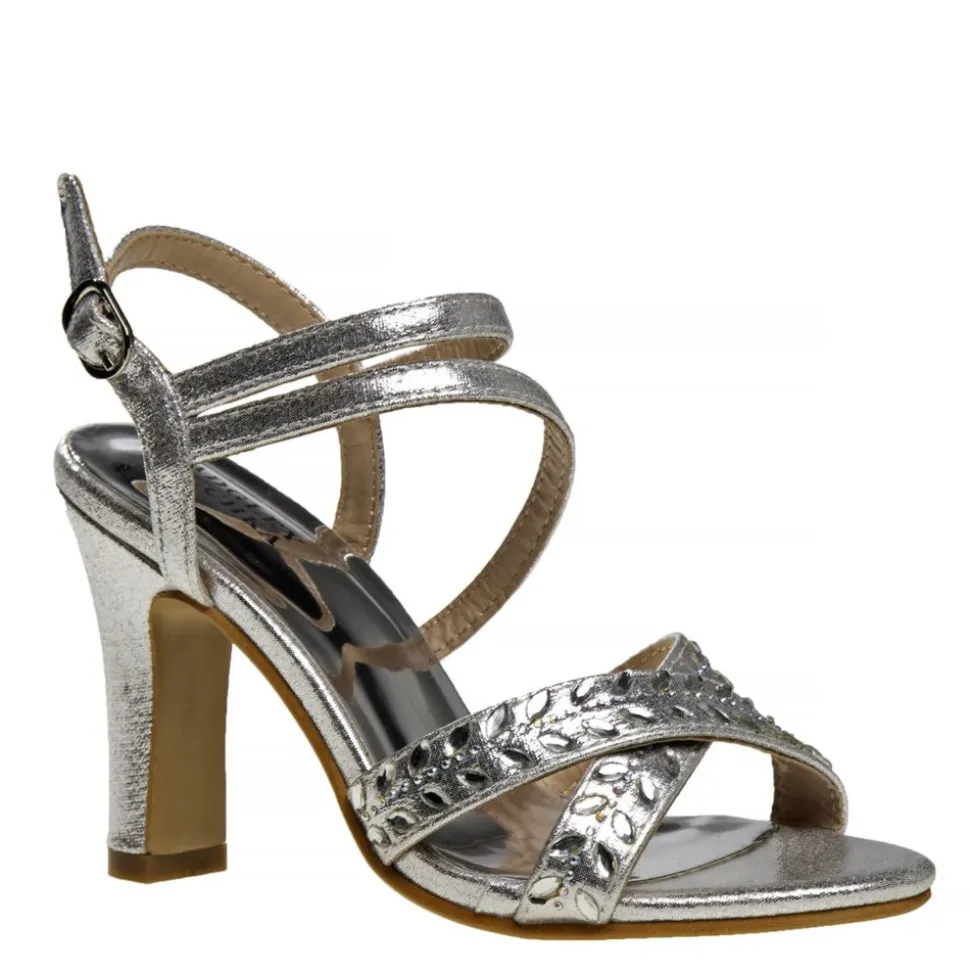 Badgley Mischka Girls Little And Big Kid O-Bm84020Msilv Dress Sandal