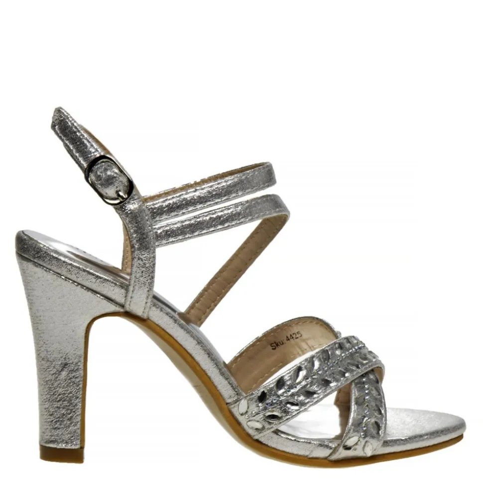 Badgley Mischka Girls Little And Big Kid O-Bm84020Msilv Dress Sandal