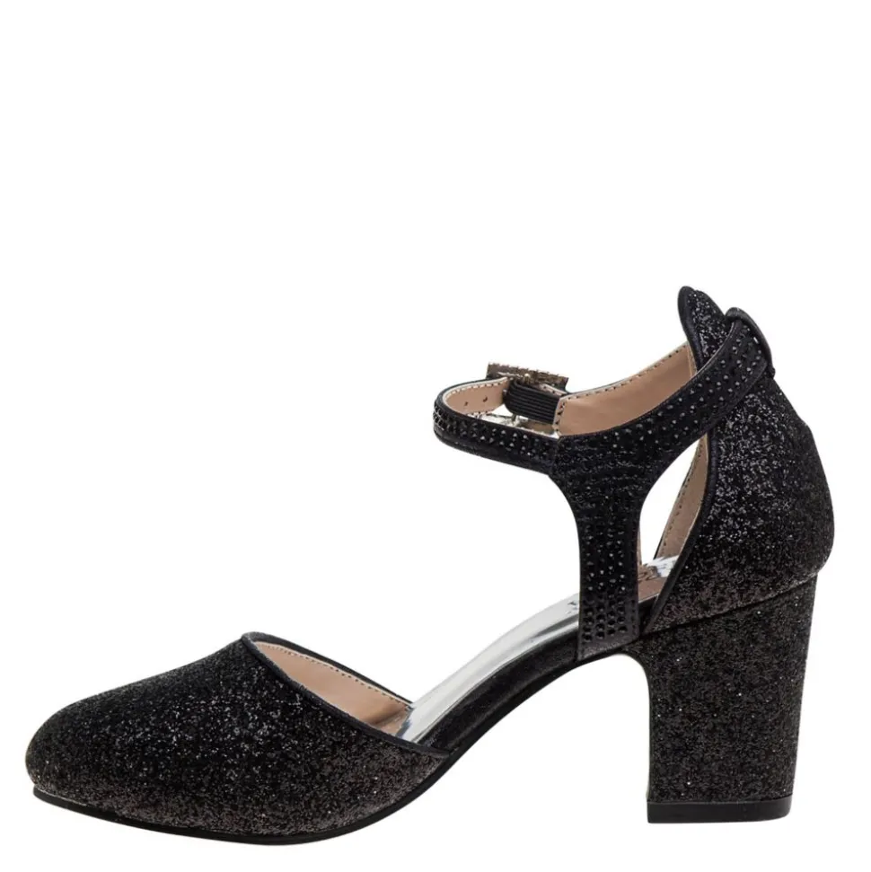 Badgley Mischka Girls Little-Big Kid O-Bm89859Nblk Dress Pump