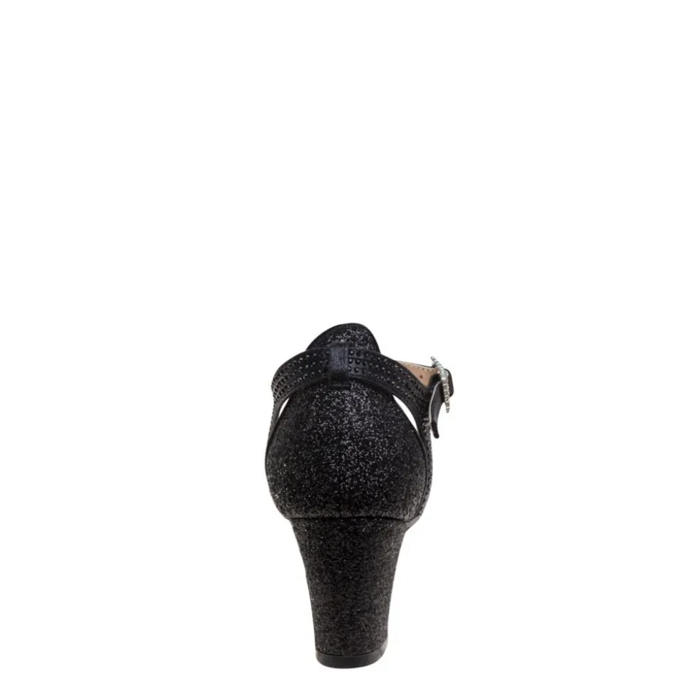 Badgley Mischka Girls Little-Big Kid O-Bm89859Nblk Dress Pump
