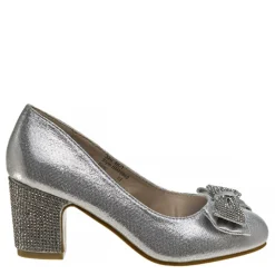 Badgley Mischka Girls Little And Big Kid O-Bm89860Nsilv Dress Pump