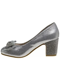 Badgley Mischka Girls Little And Big Kid O-Bm89860Nsilv Dress Pump