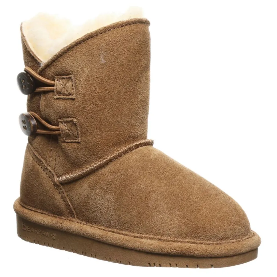 Bearpaw Girls Toddler-Little Kid Rosaline Fur Boot