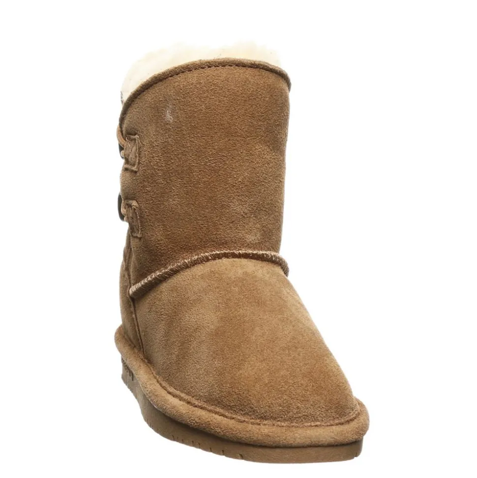 Bearpaw Girls Toddler-Little Kid Rosaline Fur Boot