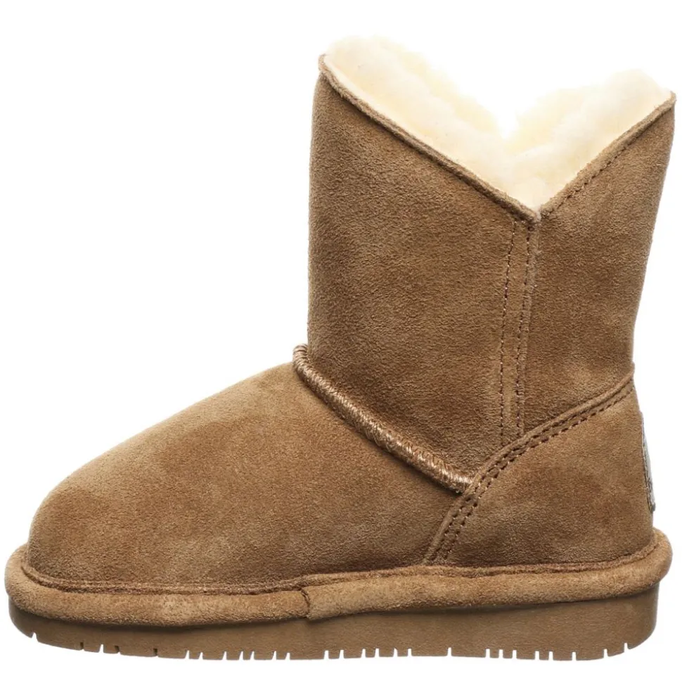 Bearpaw Girls Toddler-Little Kid Rosaline Fur Boot