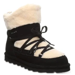 Bearpaw Womens Anastacia Lace Up Fur Boot