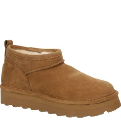 Bearpaw Womens Daphne Super Shorty Platform Fur Boot