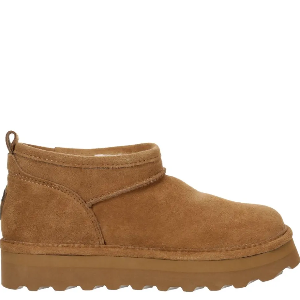 Bearpaw Womens Daphne Super Shorty Platform Fur Boot
