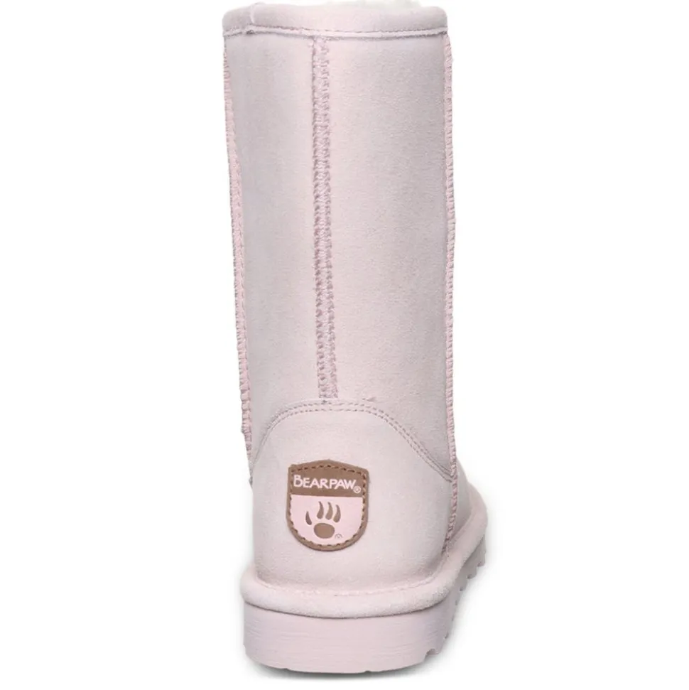 Bearpaw Womens Elle Short Wide Fur Boot