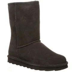 Bearpaw Womens Elle Short Wide Calf Fur Boot