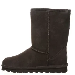 Bearpaw Womens Elle Short Wide Calf Fur Boot