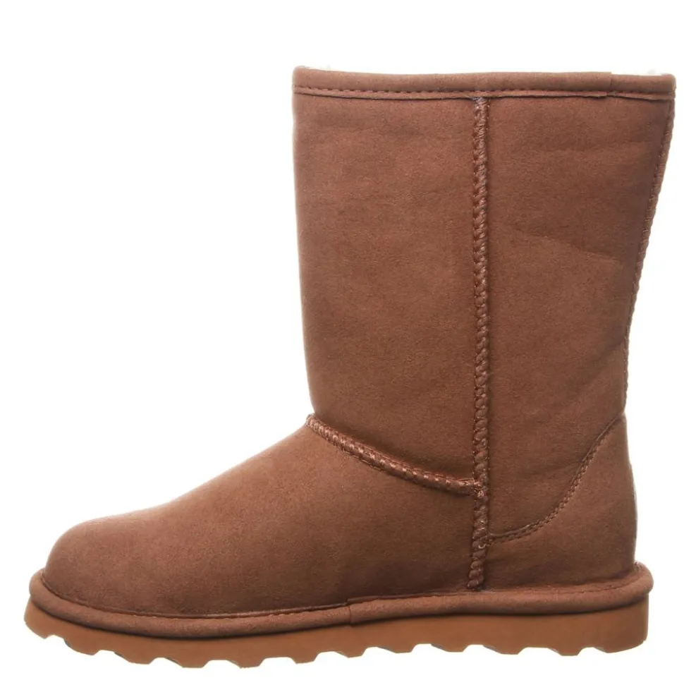 Bearpaw Womens Elle Short Vegan Fur Boot