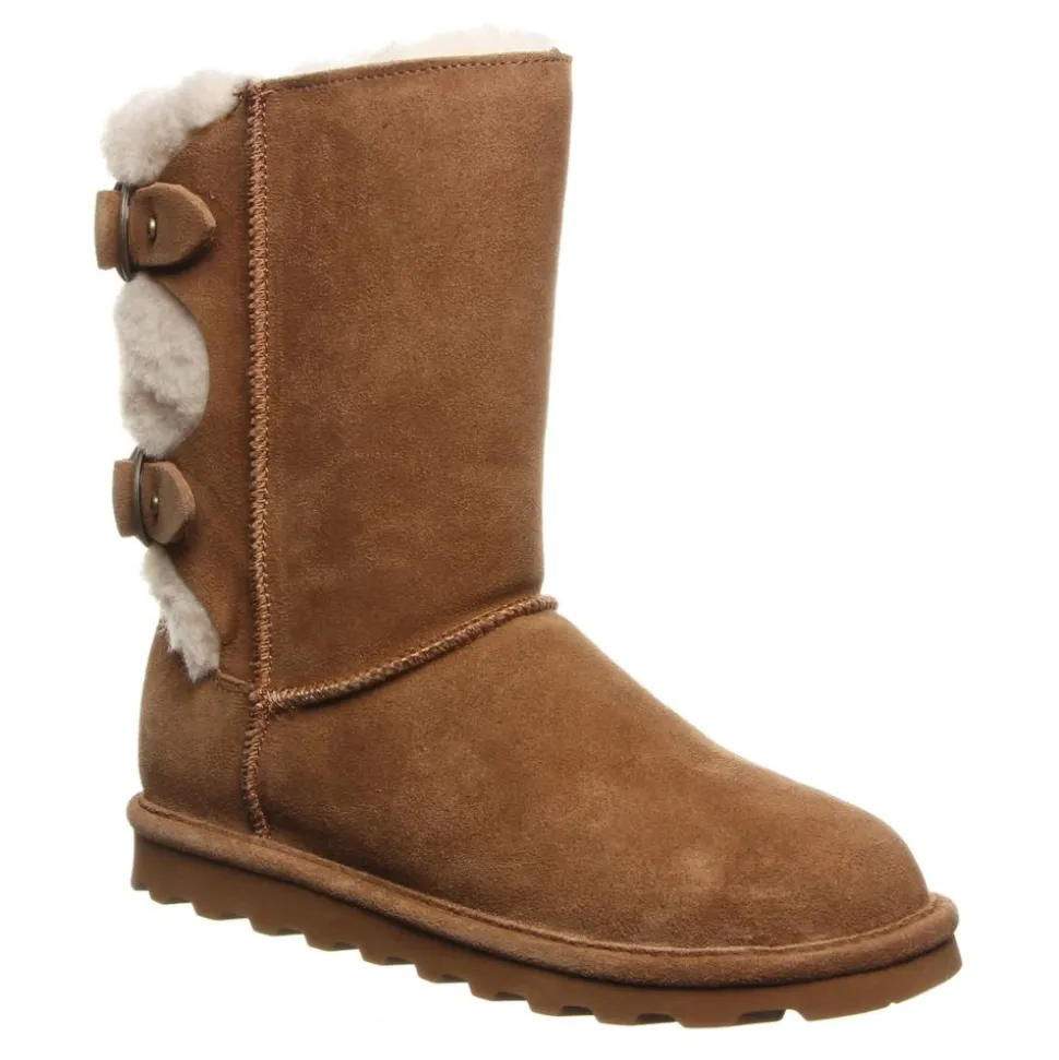 Bearpaw Womens Eloise Wide Calf Fur Boot