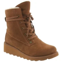 Bearpaw Womens Krista Wide Calf Lace Up Wedge Boot
