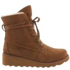 Bearpaw Womens Krista Wide Calf Lace Up Wedge Boot