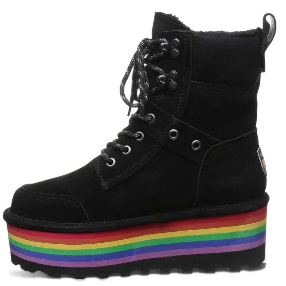 Bearpaw Womens Retro Alicia Lace Up Boot