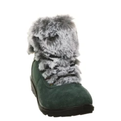 Bearpaw Womens Serenity Lace Up Fur Boot