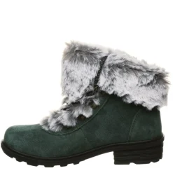 Bearpaw Womens Serenity Lace Up Fur Boot