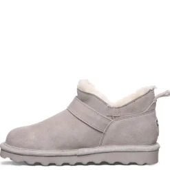 Bearpaw Womens Shorty Buckle Fur Boot