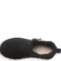 Bearpaw Womens Shorty Buckle Fur Boot