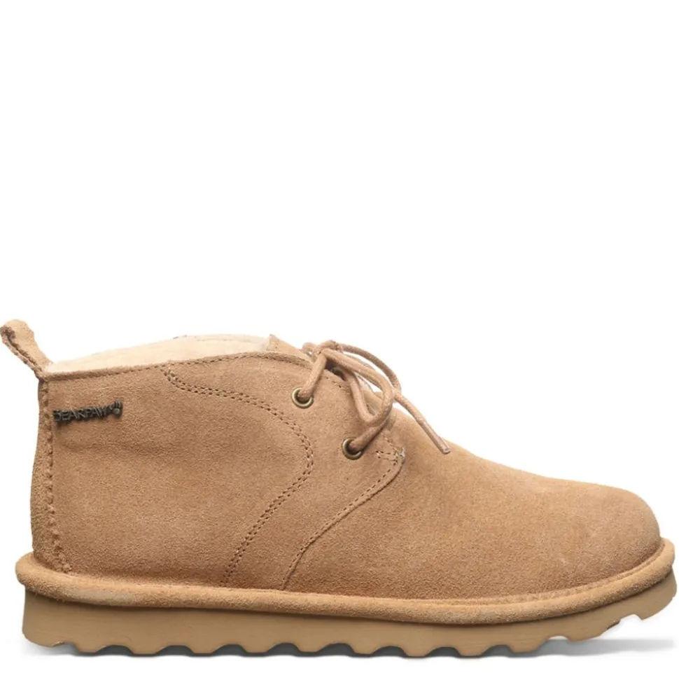Bearpaw Womens Sky Lace Up Fur Boot