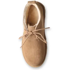 Bearpaw Womens Sky Lace Up Fur Boot