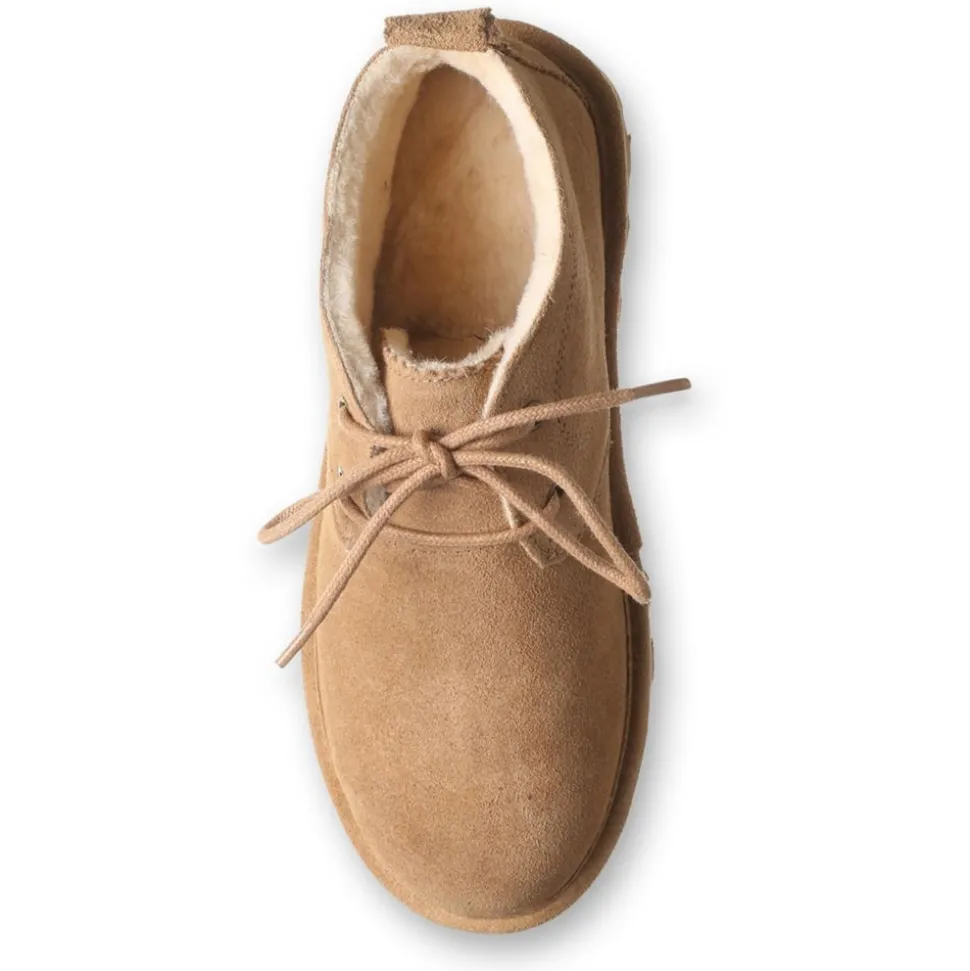 Bearpaw Womens Sky Lace Up Fur Boot