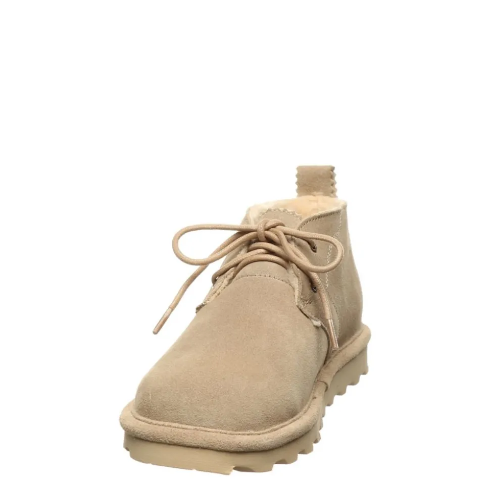 Bearpaw Womens Skye Lace-Up Fur Boot
