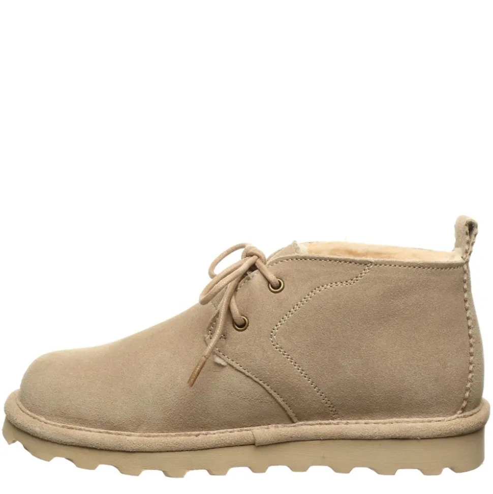 Bearpaw Womens Skye Lace-Up Fur Boot