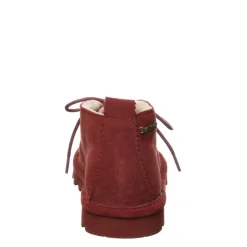 Bearpaw Womens Skye Lace-Up Fur Boot