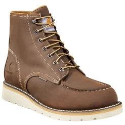 Carhartt Mens Waterproof 6-Inch Moc Toe Wedge Boot