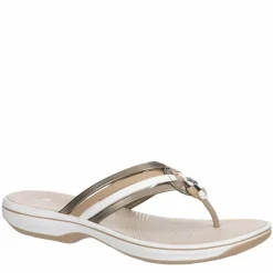 Clarks Womens Breeze Coral Flip Flop Sandal