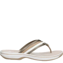 Clarks Womens Breeze Coral Flip Flop Sandal